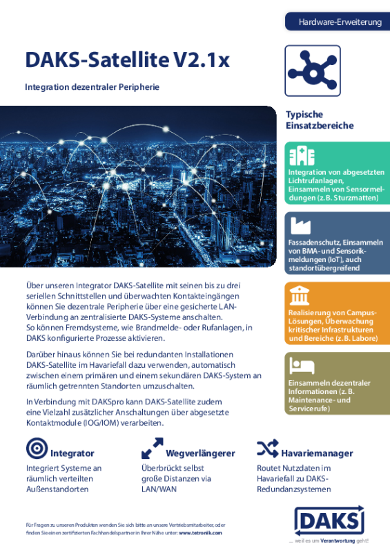 DAKS-Satellite Produktinfo